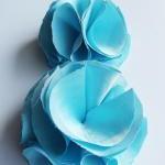 Blue Pom Pom Flowers Handma..