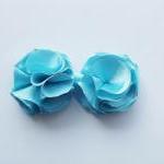 Blue Pom Pom Flowers Handma..