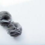 Grey Pom Pom Flowers Handma..