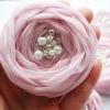 Pink Chiffon Roses Handmad..