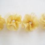 Yellow Flowers Handmade Ap..