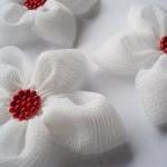 White Flowers Handmade Appl..