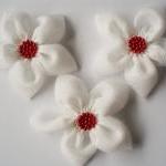 White Flowers Handmade Appl..
