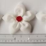 White Flowers Handmade Appl..