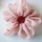 Pink Chiffon Flowers Handma..