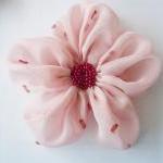 Pink Chiffon Flowers Handma..
